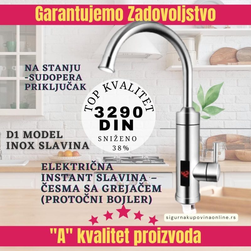 Električna delimano slavina sa grejačem