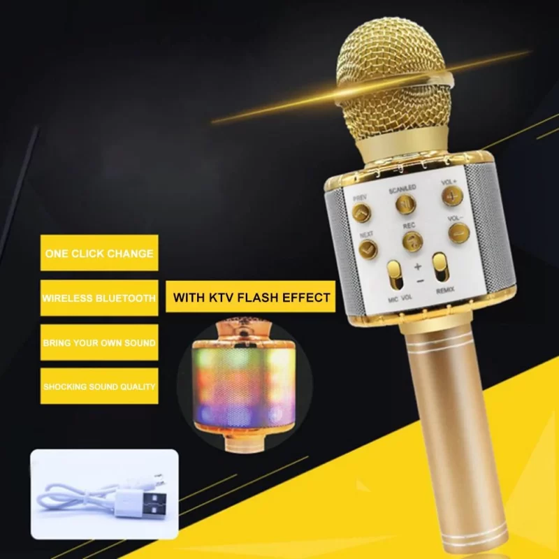 Bluetooth mikrofon WS-858 (karaoke) - Image 4