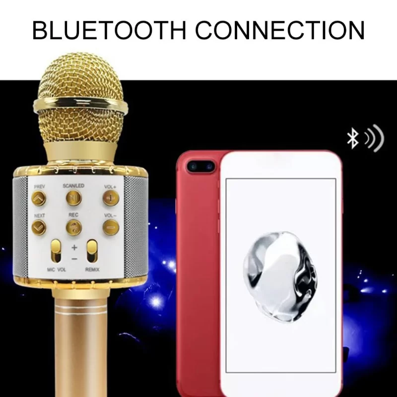 Bluetooth mikrofon WS-858 (karaoke) - Image 5