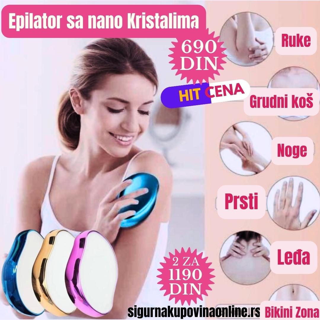 Epilator za bezbolno skidanje stidnih dlačica