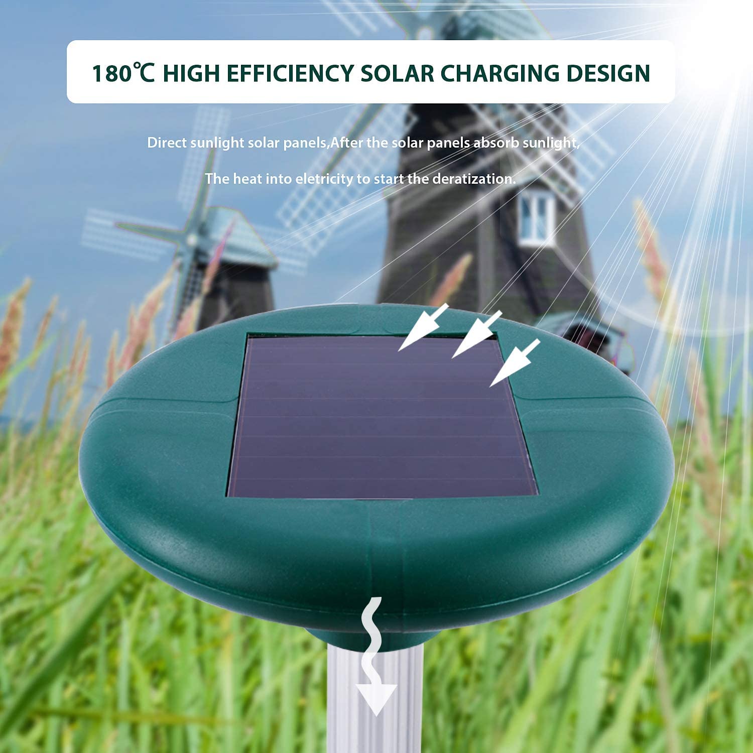 Vibracioni Solarni rasterivač štetočina 2 Komada - Image 6