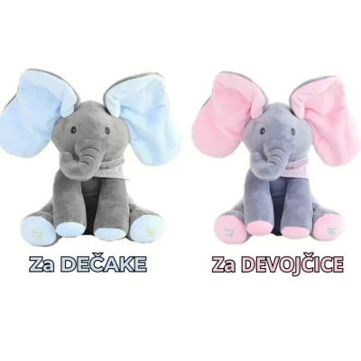 Dambo slonče koji mrda ušima, govori i peva